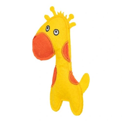 Játék macskának zsíráf, filc, catnippel 15cm