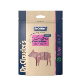   Dr.Clauders Dog Jutalomfalat Stripes Small Sertéshús csíkok 80g