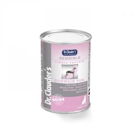   Dr.Clauders Dog Selected Meat Sensible Pork Pure sertéses konzerv 400g