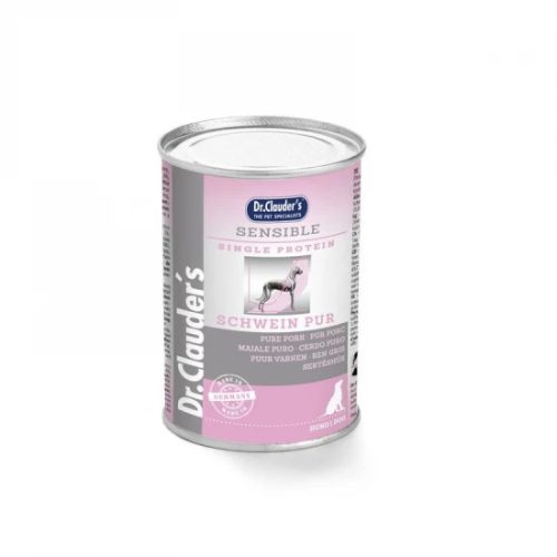 Dr.Clauders Dog Selected Meat Sensible Pork Pure sertéses konzerv 400g
