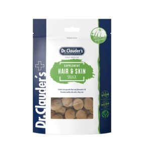   Dr.Clauders Hair&skin táplálékkiegészítő kutyáknak bőrre és szőrzetre 150g