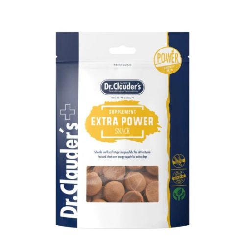 Dr.Clauders Power táplálékkiegészítő kutyáknak energiáért és vitalitásért 150g
