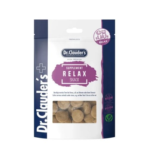 Dr.Clauders Relax táplálékkiegészítő kutyáknak nyugtató hatással 150g
