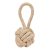 KERBL Csomózott labda kötéllel, 21 cm
