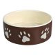 Trixie kerámia tál tappancs mintával 0,3l/12cm barna/krém