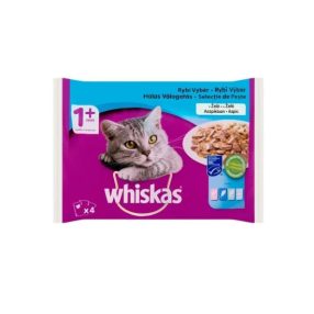 Whiskas alutasak Multipack halas aszpikban  4x85g