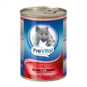 Prevital Macska Konzerv Marha-Máj 415g