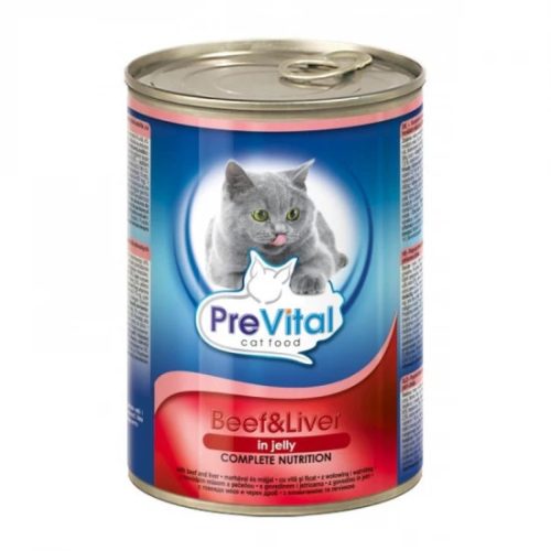Prevital Macska Konzerv Marha-Máj 415g