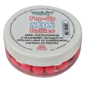 Dovit Pop-Up Neon Boilie 10mm - Eper - Tűzőszúnyog 18g