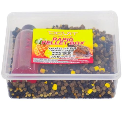 Dovit Rapid Pellet Box - Ananász - Halibut 600g