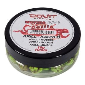 Dovit Worms Up! Boilie 10mm - Krill - Kagyló 18g