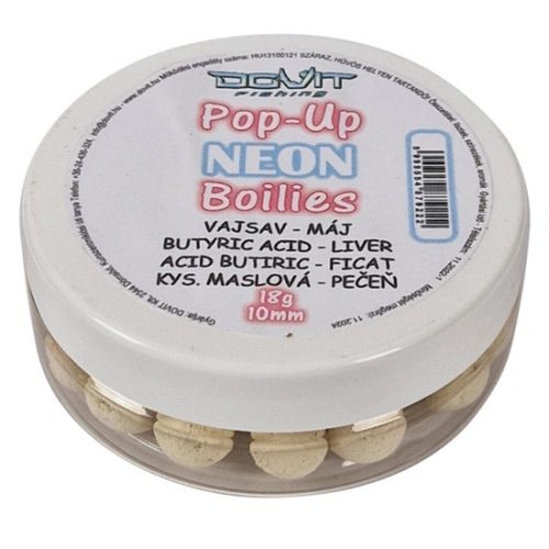 Dovit Pop-Up Neon Boilie 10mm - Vajsav - Máj 18g