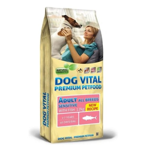 Dog Vital Adult Sensitive All Breeds Fish 12kg