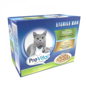 Prevital Alutasak Macska 12*100g Steril Multipack