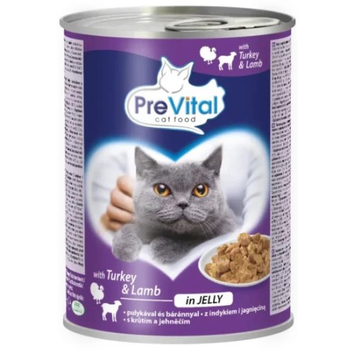 Prevital Macska Konzerv pulyka-bárány 415g