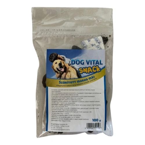 Dog Vital Szárított jutalomfalat marha máj 100g