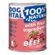 Dog Vital konzerv 100% Natural Soft Paté Beef - marha 400g