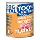 Dog Vital konzerv 100% Natural Soft Paté Turkey - pulyka 400g