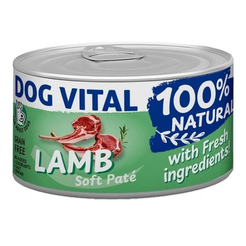 Dog Vital konzerv 100% Natural Soft Paté Lamb - bárány 150g