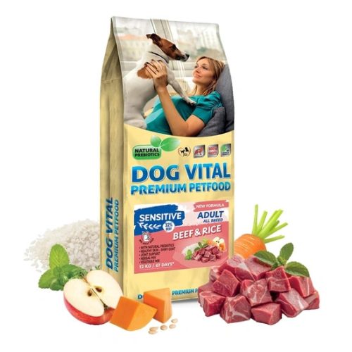 Dog Vital Sensitive Adult Beef&Rice All breeds 12kg