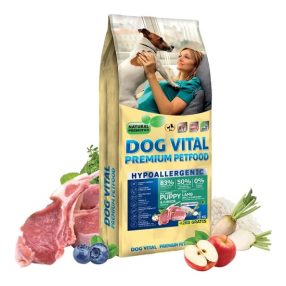   Dog Vital Hipoallergén Puppy&Junior All breed Lamb,apple&blueberry 12+2kg grátisz