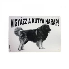 Kutya Harap Tábla A/5 Műanyag (többféle)