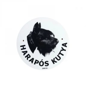 Kutya Harap Tábla Kerek Müany (többféle)