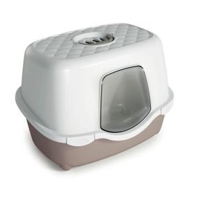   Trés Chic Fedeles Macska Wc 56x39x39cm Fehér/Világosszürke