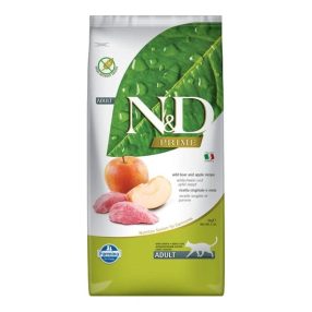 N&D Cat Prime vaddisznó & alma Adult 5kg