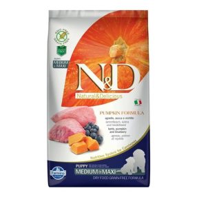   N&D Dog Grain Free bárány & áfonya sütőtökkel puppy medium/maxi 2,5kg