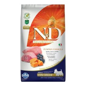   N&D Dog Grain Free bárány & áfonya sütőtökkel adult mini 2,5kg