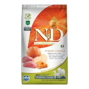   N&D Dog Grain Free vaddisznó & alma sütőtökkel adult medium/maxi 2,5kg