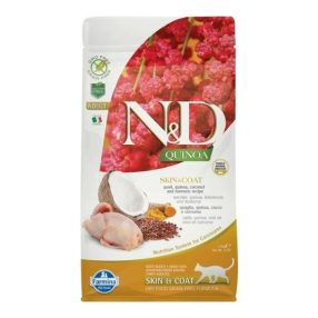N&D Cat Quinoa Skin & coat fürj 1,5kg