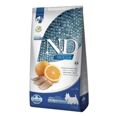 N&D Ocean Dog hering&narancs adult mini 7kg