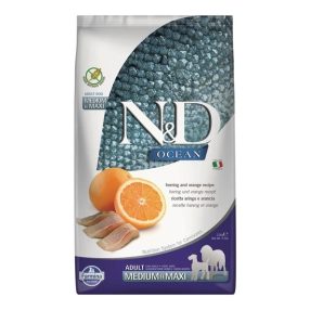 N&D Dog Ocean hering & narancs adult medium & maxi 2,5kg