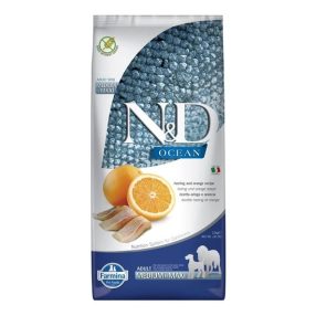 N&D Dog Ocean Hering & narancs Adult Medium & maxi 12kg