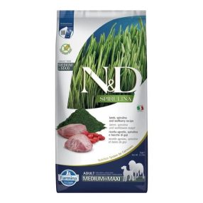 N&D Spirulina Dog bárány adult medium/maxi 7kg