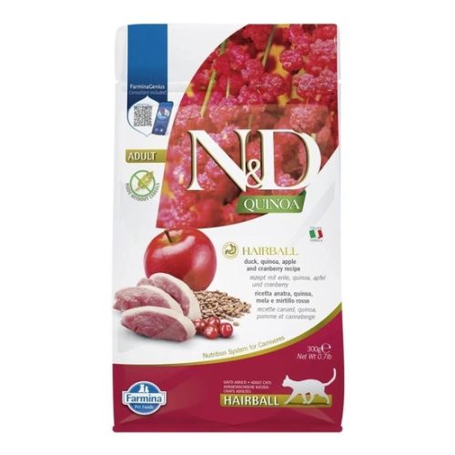 N&D Quinoa Cat Hairball Adult 300g