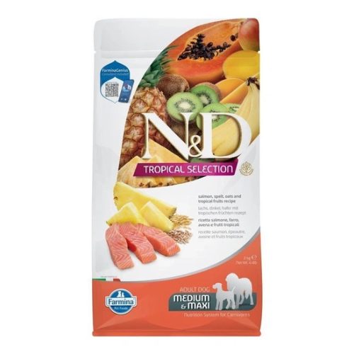 N&D Tropical Selection Dog Salmon Adult medium & maxi 2kg