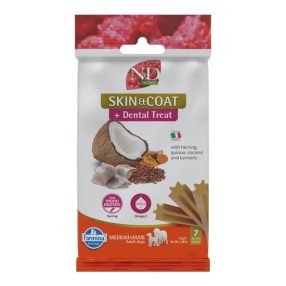   N&D Quinoa Dog Jutalomfalat Skin&coat Herring Adult Med&Max 100g