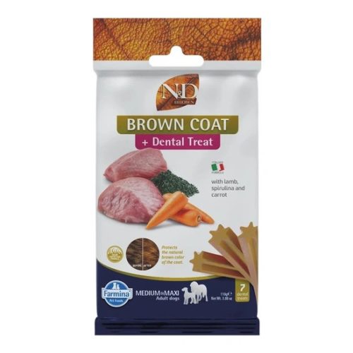 N&D Brown Dog Jutalomfalat Lamb,potato,carrot&spirulina Adult Med&Max 100g