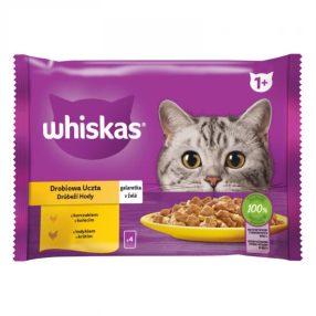   Whiskas alutasak Multipack baromfi válogatás aszpikban  4x85g