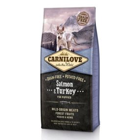 Carnilove Puppy Salmon & Turkey - Lazac-Pulyka Hússal 12kg
