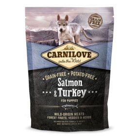Carnilove Puppy Salmon & Turkey- Lazac-Pulyka Hússal 1,5kg