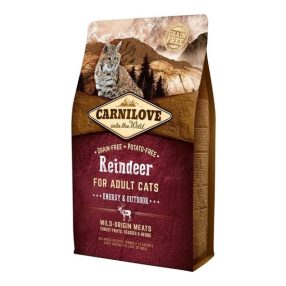   Carnilove Cat Adult Reindeer Energy & Outdoor- Rénszarvas Hússal 2kg