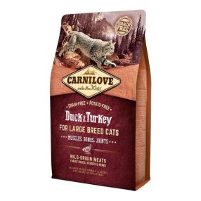   Carnilove Cat Duck & Turkey Large Breed – Muscles, Bones, Joints- Kacsa és Pulyka Hússal 2kg
