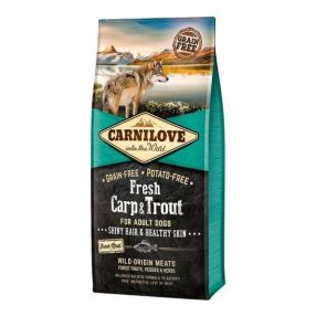   Carnilove Fresh Adult Dog Carp & Trout Hair & Healthy Skin- Ponty & Pisztráng Hússal 12kg