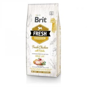   Brit Fresh Chicken with Potato Adult Great Life kutyatáp 12 kg