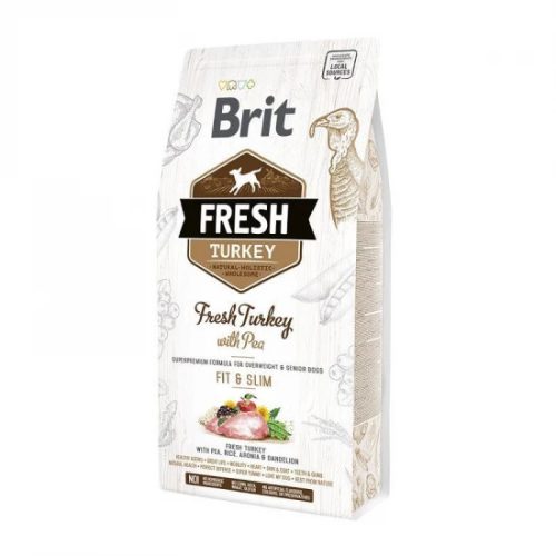 Brit Fresh Turkey with Pea Light Fit & Slim kutyatáp 2,5 kg