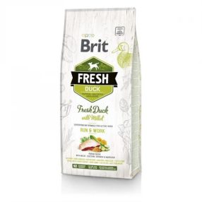   Brit Fresh Duck with Millet Active Run & Work kutyatáp 12 kg